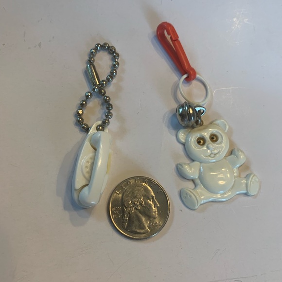 1960 Princess phone and Teddy bear keychains. - Picture 3 of 6